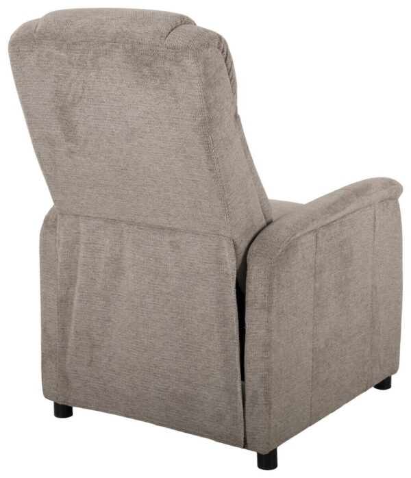 TV-Sessel Delta taupe Webstoff B/H/T: ca. 77x107x91 cm – Bild 5