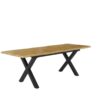 Esstisch Wildeiche Nachbildung B/H/T: ca. 180x77x90 cm – Bild 2