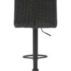 Barhocker Erika anthrazit Microfaser Webstoff B/H/T: ca. 47x93x57 cm – Bild 2