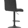 Barhocker Erika anthrazit Microfaser Webstoff B/H/T: ca. 47x93x57 cm – Bild 3