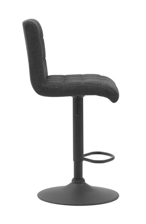 Barhocker Erika anthrazit Microfaser Webstoff B/H/T: ca. 47x93x57 cm – Bild 4