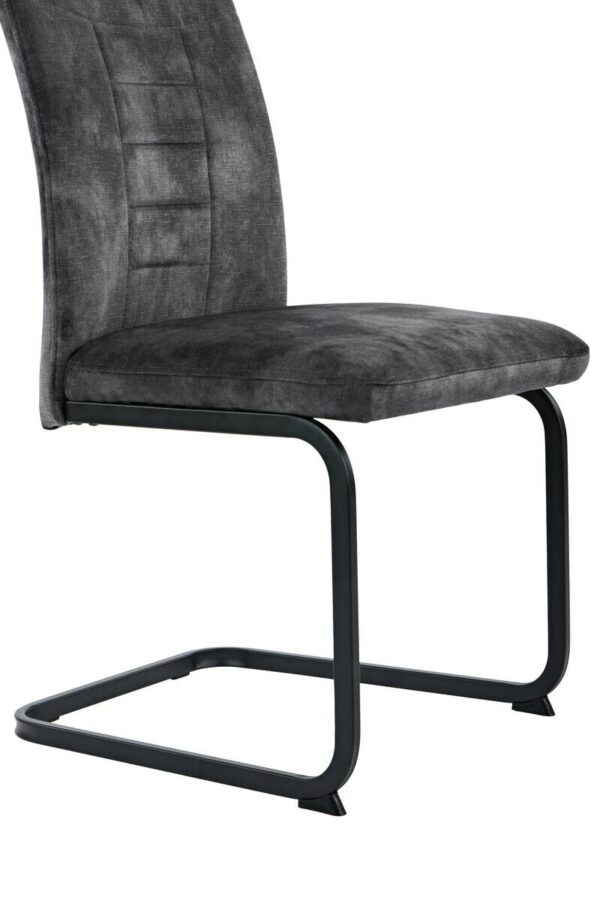 Schwingstuhl Gela anthrazit Microfaser B/H/T: ca. 49x98x62 cm – Bild 2