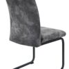 Schwingstuhl Gela anthrazit Microfaser B/H/T: ca. 49x98x62 cm – Bild 3