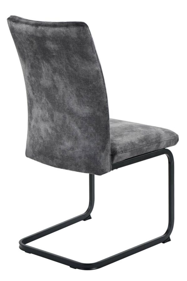 Schwingstuhl Gela anthrazit Microfaser B/H/T: ca. 49x98x62 cm – Bild 3