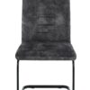Schwingstuhl Gela anthrazit Microfaser B/H/T: ca. 49x98x62 cm – Bild 4