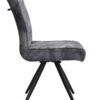 Drehstuhl Porto anthrazit Microfaser B/H/T: ca. 58x94x60 cm – Bild 2