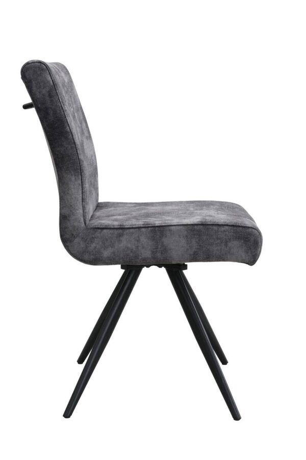 Drehstuhl Porto anthrazit Microfaser B/H/T: ca. 58x94x60 cm – Bild 2