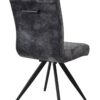 Drehstuhl Porto anthrazit Microfaser B/H/T: ca. 58x94x60 cm – Bild 4