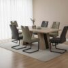 Esstisch Tindari creme Eiche Nachbildung B/H/T: ca. 180x76x100 cm – Bild 3
