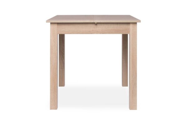 Esstisch Coburg Eiche Sonoma Optik schwarz B/T: ca. 80x80 cm – Bild 2
