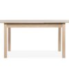 Esstisch Coburg Eiche Sonoma Optik schwarz B/H/T: ca. 140x77x80 cm – Bild 2