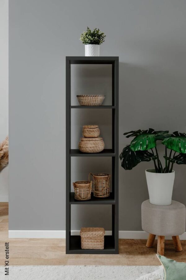 Regal Max anthrazit B/H/T: ca. 38x141x33 cm – Bild 4