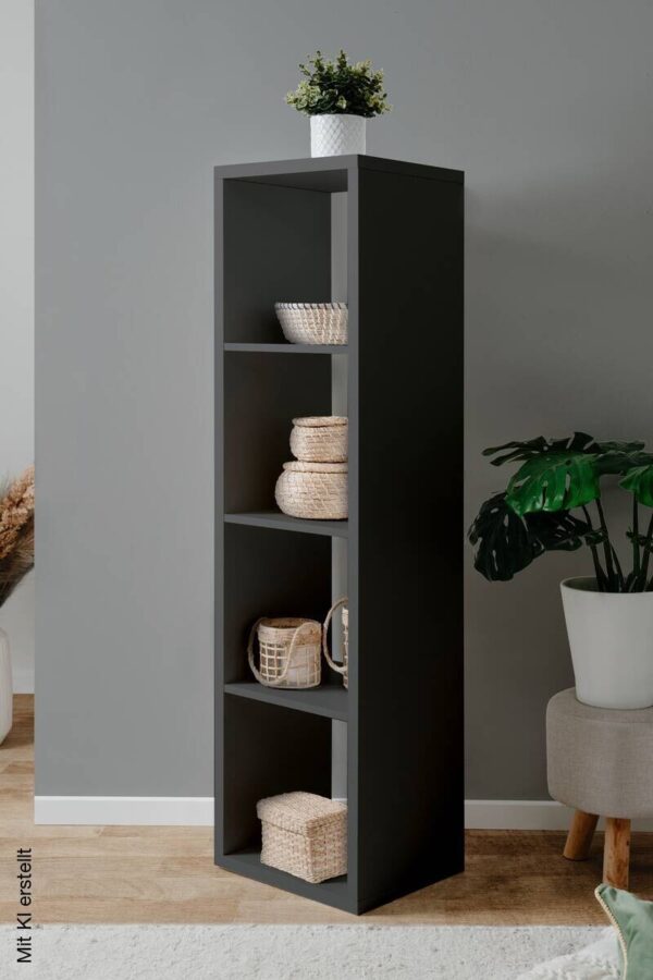 Regal Max anthrazit B/H/T: ca. 38x141x33 cm – Bild 5