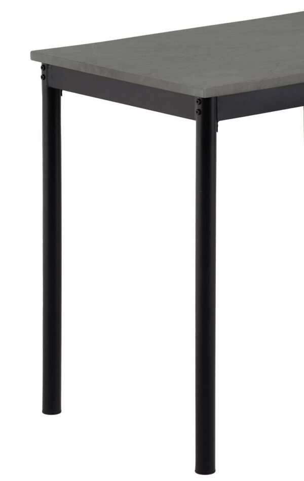Küchentisch Beton Optik Holzwerkstoff B/H/T: ca. 75x74x55 cm – Bild 3