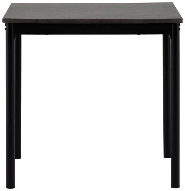 Küchentisch Beton Optik Holzwerkstoff B/H/T: ca. 75x74x55 cm – Bild 5