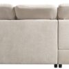 Ecksofa mit Bettfunktion und Bettkasten pearl Microfaser B/H/T: ca. 260x107x214 cm – Bild 4