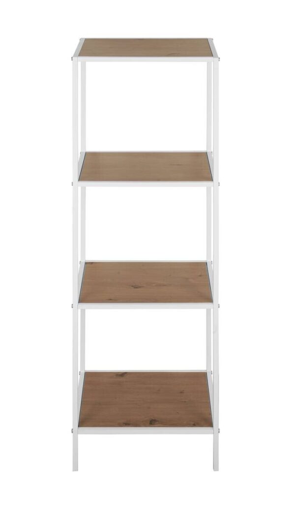 Standregal Tom weiß Eiche Nachbildung B/H/T: ca. 37x118x33 cm – Bild 2