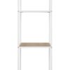 Standregal Tom weiß Eiche Nachbildung B/H/T: ca. 37x118x33 cm – Bild 3