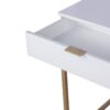 Schreibtisch Jana weiß gold Optik B/H/T: ca. 112x76x52 cm – Bild 3