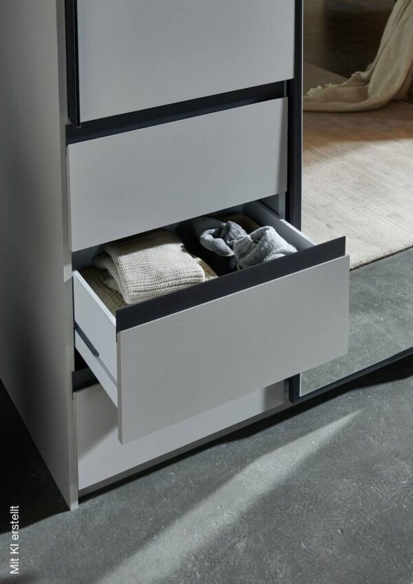 Schwebetürenschrank Stade Sahara grau B/H/T: ca. 168x198x63 cm Schwebetürenschrank Stade Sahara grau B/H/T: ca. 168x198x63 cm – Bild 2
