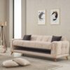 Sofa 3-2-1 Rixos beige Webstoff – Bild 5