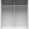 Schwebetürenschrank Time weiß Eiche Artisan Nachbildung B/H/T: ca. 170,3x190,5x59 cm – Bild 5