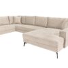 Wohnlandschaft Zero creme Microfaser B/H/T: ca. 362x86x195 cm – Bild 2