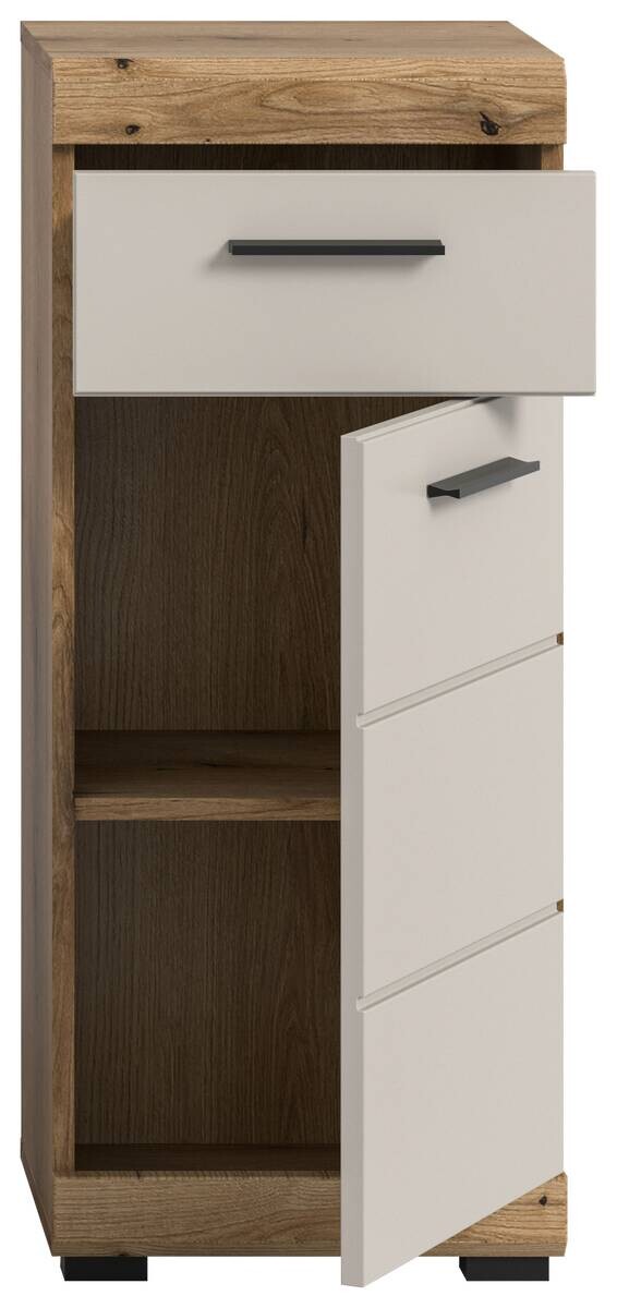 Badhochschrank Scout Evoke Oak Nachbildung Kaschmirgrau Nachbildung B/H/T: ca. 37x88x31 cm Badhochschrank Scout Evoke Oak Nachbildung Kaschmirgrau Nachbildung B/H/T: ca. 37x88x31 cm – Bild 3