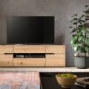 TV-Lowboard Canu basaltgrau Nachbildung Artisan Oak Nachbildung B/H/T: ca. 55x184x44 cm – Bild 2