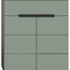 Schuhkommode Canu grün basaltgrau Nachbildung B/H/T: ca. 94x80x37 cm – Bild 5