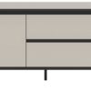 Lowboard Tron Kaschmirgrau Nachbildung schwarz B/H/T: ca. 150x62x38 cm Lowboard Tron Kaschmirgrau Nachbildung schwarz B/H/T: ca. 150x62x38 cm – Bild 3