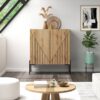 Kommode Neo Evoke Oak Nachbildung schwarz B/H/T: ca. 80x91x40 cm – Bild 2