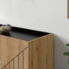 Sideboard Neo Evoke Oak Nachbildung schwarz B/H/T: ca. 120x81x40 cm – Bild 2
