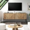 TV-Lowboard Neo Evoke Oak Nachbildung schwarz B/H/T: ca. 153x62x40 cm – Bild 2