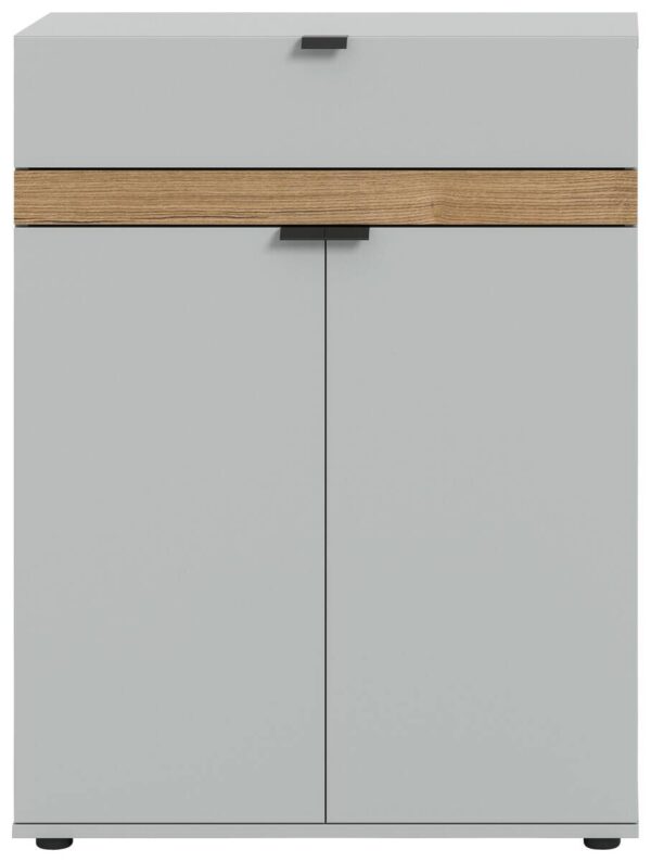 Schuhkommode Naro weiß Evoke Oak Nachbildung B/H/T: ca. 75x98x37 cm – Bild 2