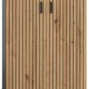Badhochschrank Mone Basalt Nachbildung Artisan Oak Nachbildung B/H/T: ca. 60x81x30 cm – Bild 2