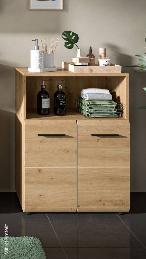 Schrank Ice Artisan Oak Nachbildung B/H/T: ca. 60x80x30 cm Schrank Ice Artisan Oak Nachbildung B/H/T: ca. 60x80x30 cm – Bild 2