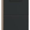 Stauraumelement Ice Nox Oak Nachbildung schwarz matt B/H/T: ca. 30x106x30 cm – Bild 4