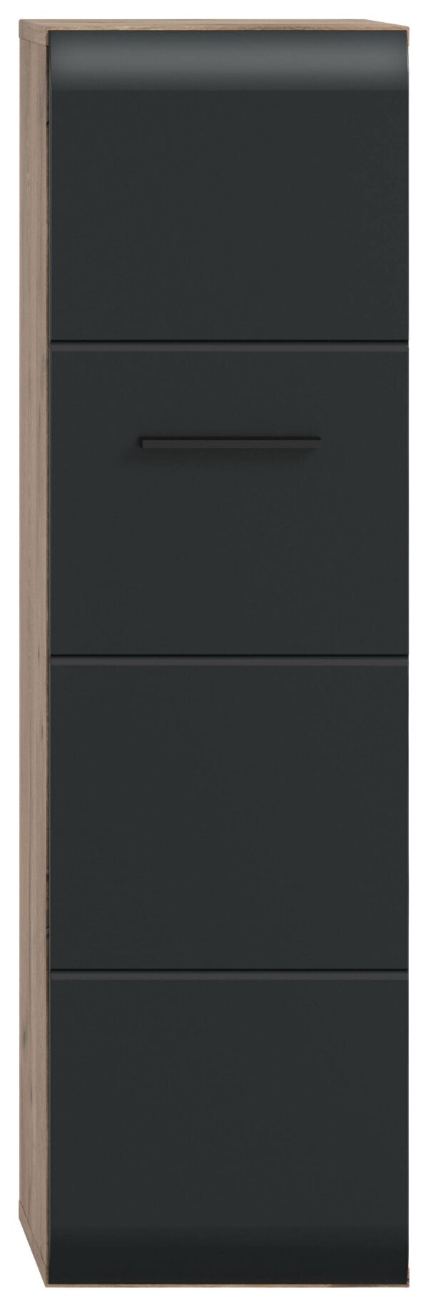 Stauraumelement Ice Nox Oak Nachbildung schwarz matt B/H/T: ca. 30x106x30 cm – Bild 4