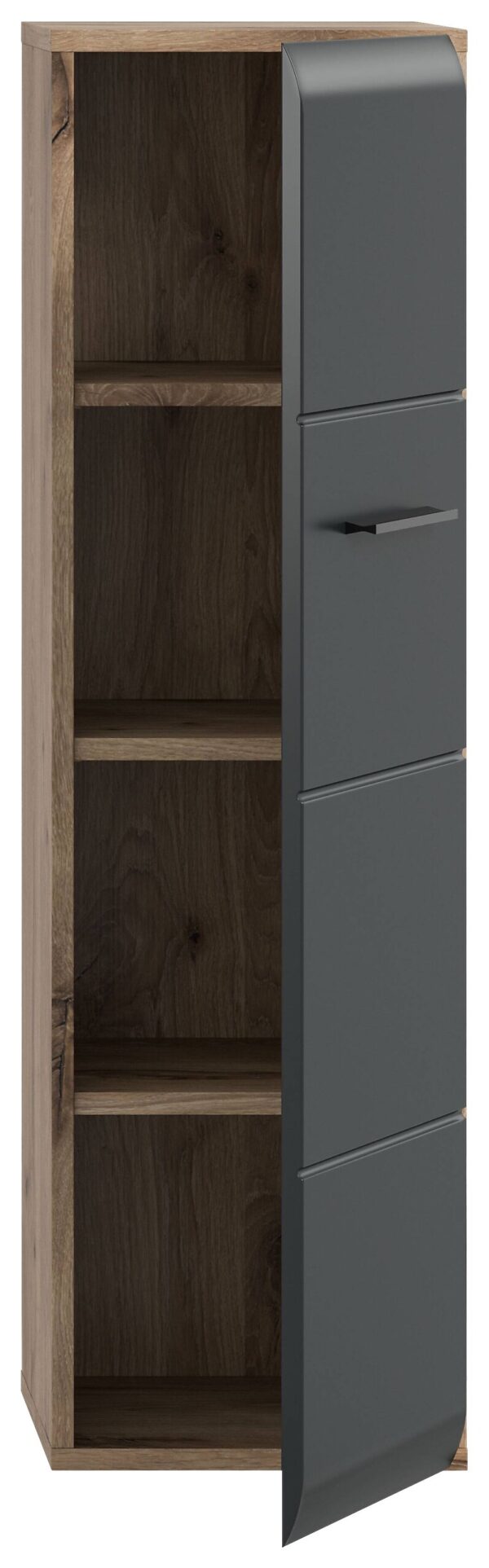 Stauraumelement Ice Nox Oak Nachbildung schwarz matt B/H/T: ca. 30x106x30 cm – Bild 5