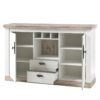 Sideboard Florenz weiß Pinie B/H/T: ca. 167x104x44 cm – Bild 3