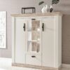 Highboard Florenz weiß Pinie B/H/T: ca. 139x146x44 cm Highboard Florenz weiß Pinie B/H/T: ca. 139x146x44 cm – Bild 3