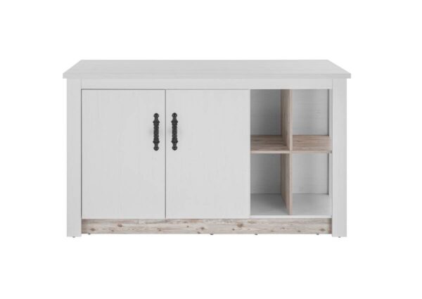 Küchentheke Florenz weiß Pinie B/H/T: ca. 161x92x90 cm – Bild 3