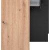 Kommode Cento anthrazit Eiche Artisan Oak Nachbildung B/H/T: ca. 126x83x35 cm – Bild 4