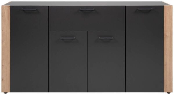 Sideboard Cento anthrazit Eiche Artisan Oak Nachbildung Sideboard Cento anthrazit Eiche Artisan Oak Nachbildung – Bild 3