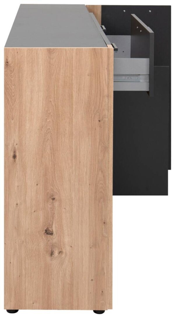 Sideboard Cento anthrazit Eiche Artisan Oak Nachbildung Sideboard Cento anthrazit Eiche Artisan Oak Nachbildung – Bild 5