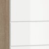 Schrank Lambada Eiche Sonoma Nachbildung weiß Hochglanz B/H/T: ca. 74x88x31 cm – Bild 2