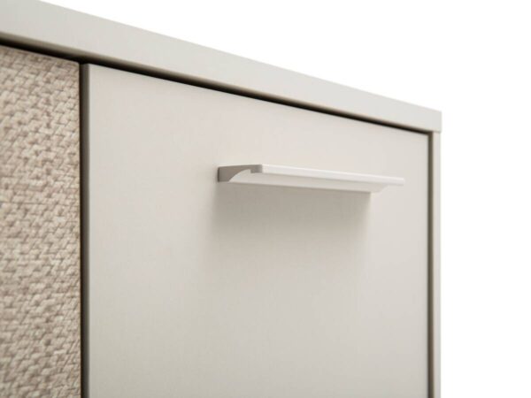 Highboard Edno creme Eiche Nachbildung B/H/T: ca. 59,8x124x19,5 cm – Bild 2