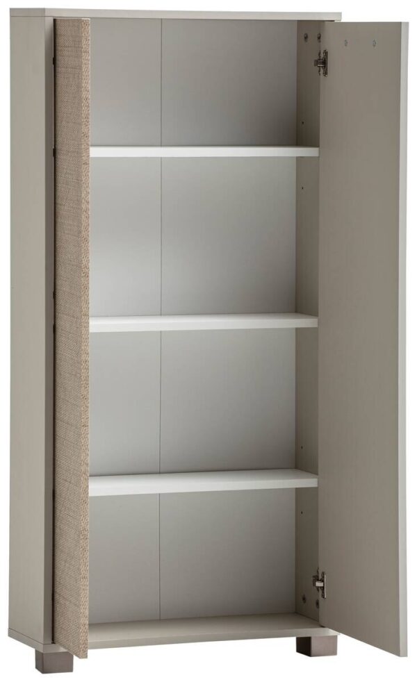 Highboard Edno creme Eiche Nachbildung B/H/T: ca. 59,8x124x19,5 cm – Bild 4