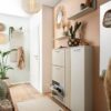 Highboard Edno creme Eiche Nachbildung B/H/T: ca. 59,8x124x19,5 cm – Bild 5